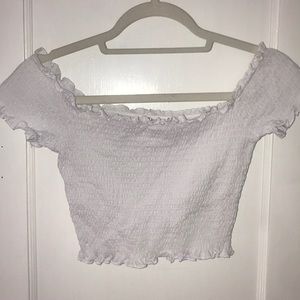 Ruffly crop top